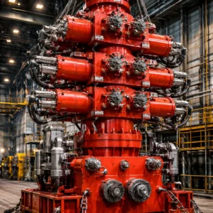 Blowout Preventer (BOP) Stack Well control safety device
